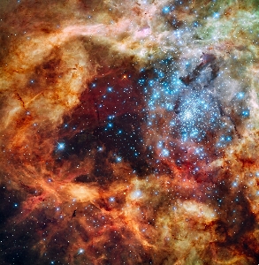 Foto Bintang suasana ruang angkasa nebula