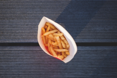 Wood pattern dish meal Photo