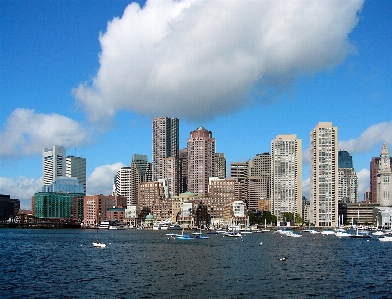 Meer küste horizont stadt Foto