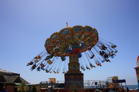 Summer recreation carnival amusement park Photo