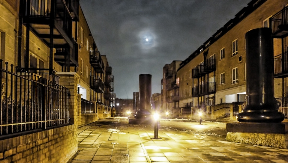 Lumière ciel route rue