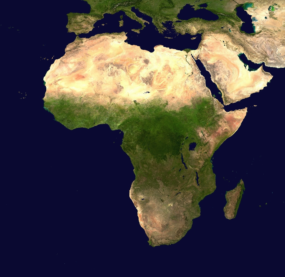 Atmosphère méditerranéen afrique vue aérienne
