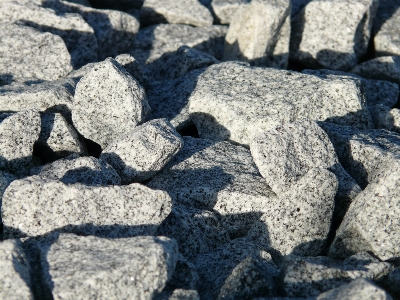 Rock cobblestone wall asphalt Photo