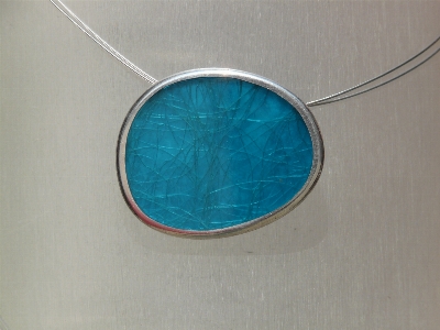 Chain glass blue material Photo