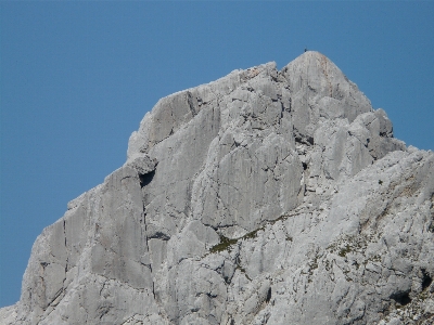 Rock mountain snow adventure Photo