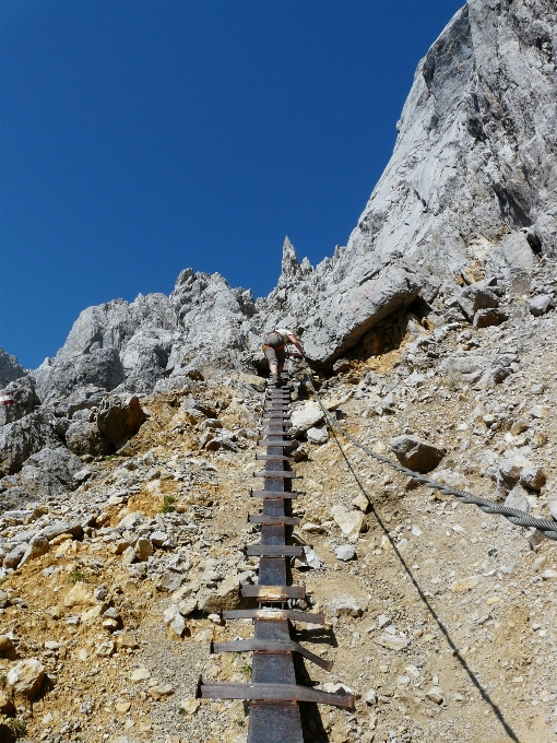 Rock a piedi montagna escursionismo
