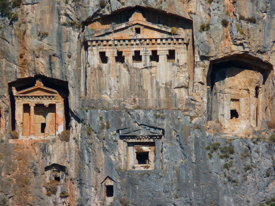 Rock 建筑 墙 正面