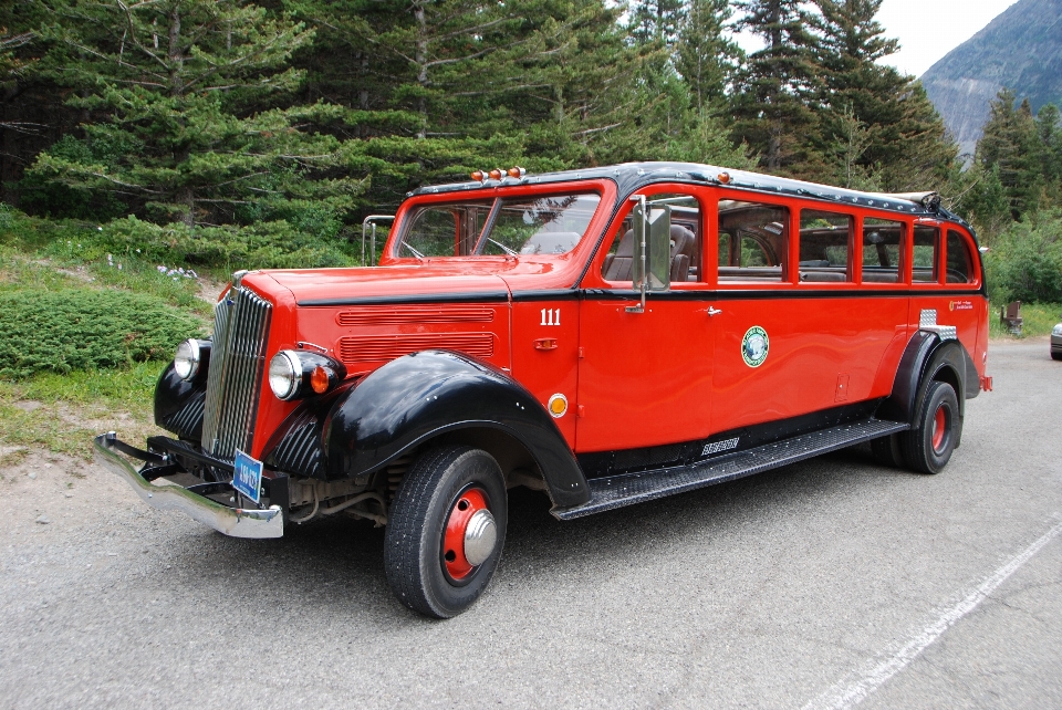 Paesaggio natura auto lago