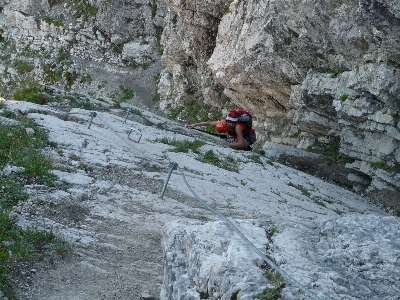 Rock walking mountain trail Photo