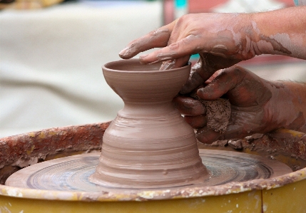 Wheel ceramic craft pottery Photo