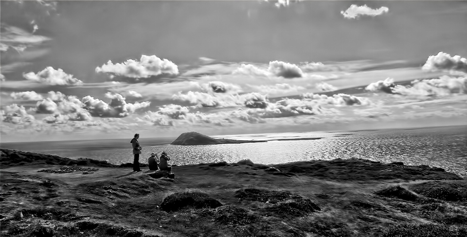 Landscape sea coast water