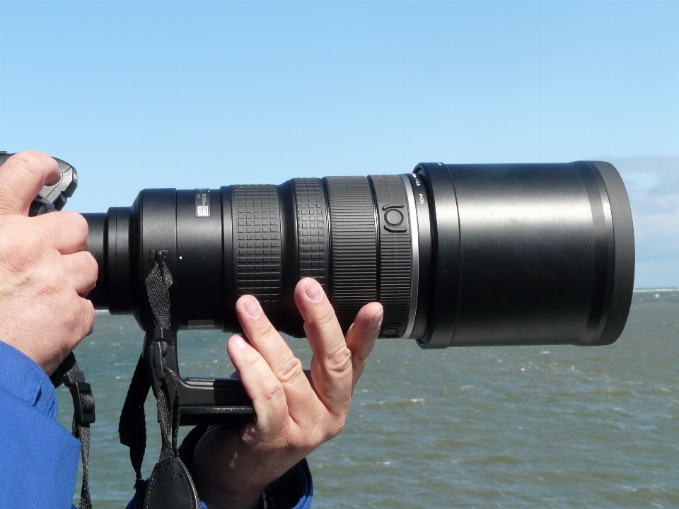 Caméra photographe lentille enregistrement