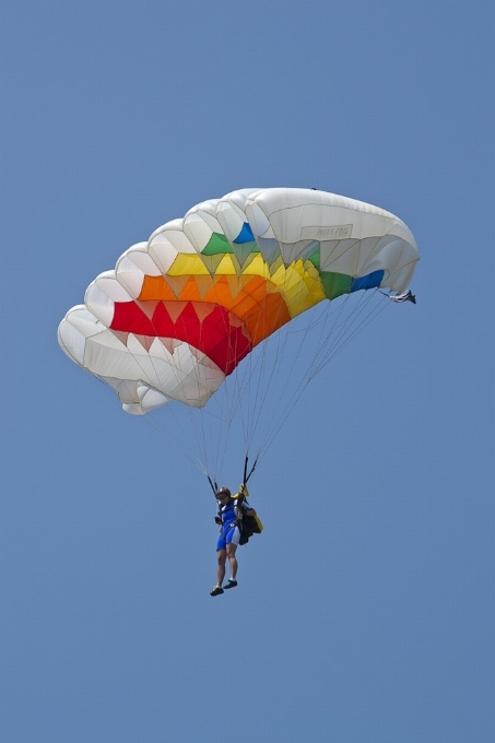 Wing fly extreme sport parachute