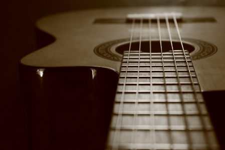 Music wood guitar acoustic Photo