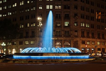 Photo Lumière nuit ville gratte-ciel