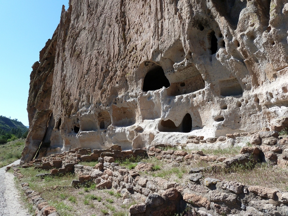 Rock formation cliff arch