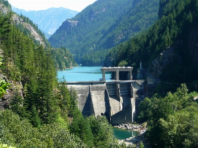 Foto Paisagem água montanha ponte