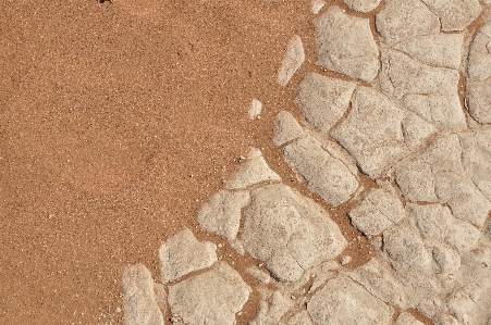 Sand white ground texture Photo