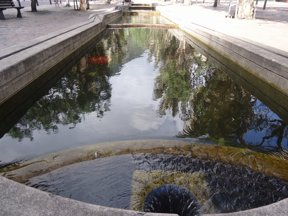 Agua río canal
 pasarela