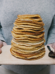 パイル 皿 食事 食べ物 写真