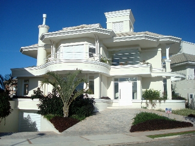 建築 白 villa 邸宅
 写真