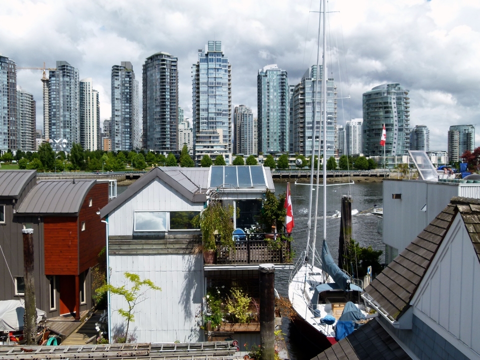 Water architecture skyline city