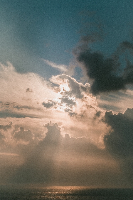 Mer océan horizon nuage