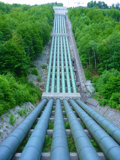 Ponte linha tubos gasoduto