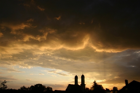 Horizon silhouette cloud sky Photo