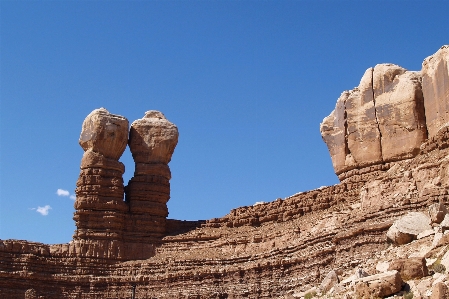 Landscape rock architecture desert Photo