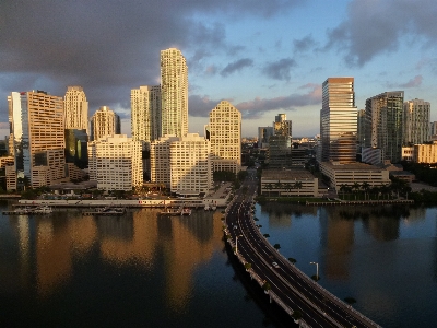 Ocean horizon sunset skyline Photo