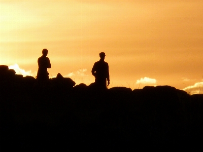 Photo Horizon silhouette nuage ciel