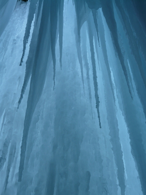 Cold formation ice cave