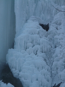 Waterfall snow cold winter Photo