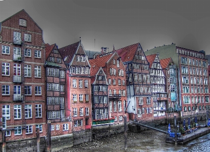 Town canal cityscape port Photo