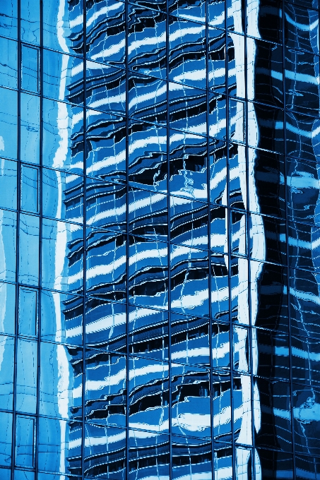 Abstract architecture window glass