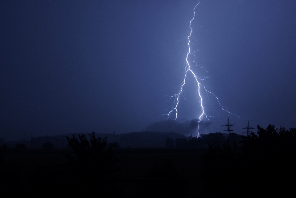 Siluet gökyüzü gece atmosfer