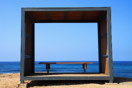 Table landscape sea coast Photo