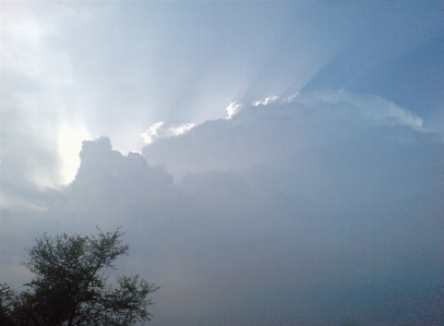 Horizon mountain light cloud Photo