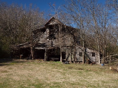 Sky wood farm house Photo