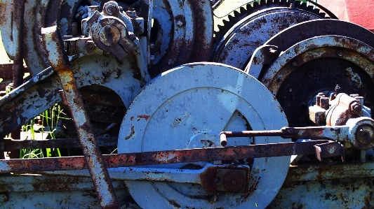 Wheel old transport vehicle Photo