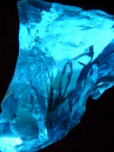 Cold glass stone formation Photo