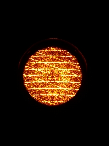 Foto Luz sol tráfego laranja