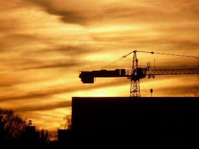 Horizon silhouette light cloud Photo