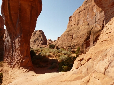 Landscape rock desert valley Photo