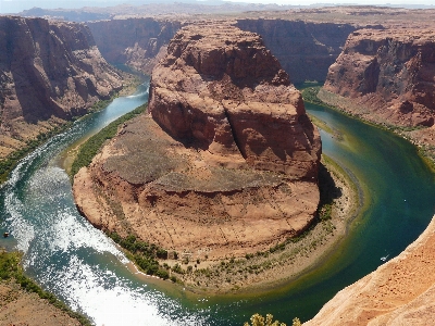 Landscape coast rock desert Photo