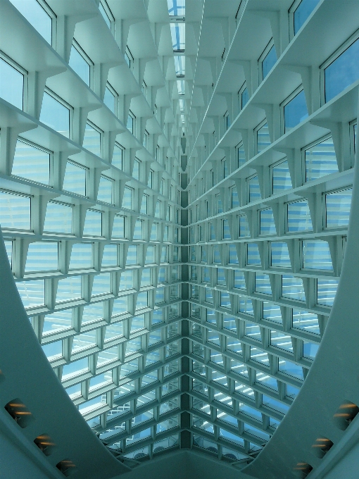 Die architektur glas gebäude wolkenkratzer