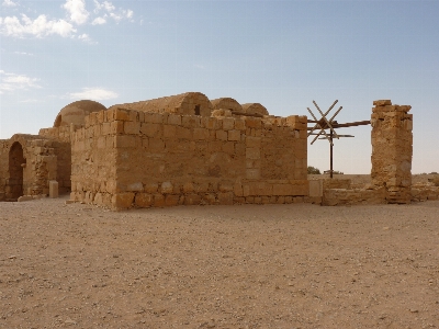 Sand desert building wall Photo