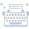 Writing machine Icon