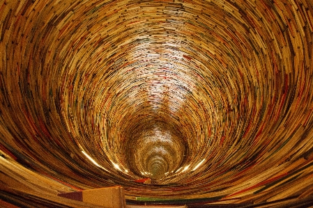 Book light wood tunnel Photo